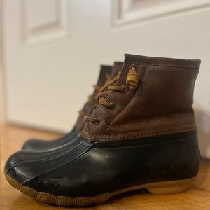 Sherry saltwater boot navy - in great condition!